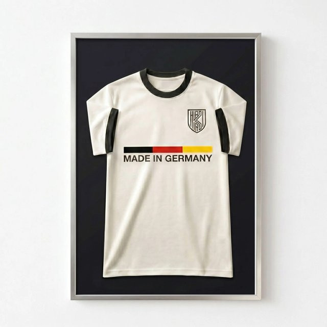 K-Möbel Trikot Rahmen aus Echtholz in Metallic Silber, Breite: 70 cm, Höhe: 90 cm - Bild 1