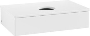 V&B Waschtischunterschrank Antao mit Beleuchtung, Farbe: Weiß, B/T/H: 80 x 50 x 19 cm - Bild 1