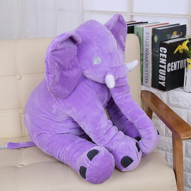 Yiran toy Elefant Plüschkissen, Stofftiere, Lila, ab 14 Jahren - Bild 1