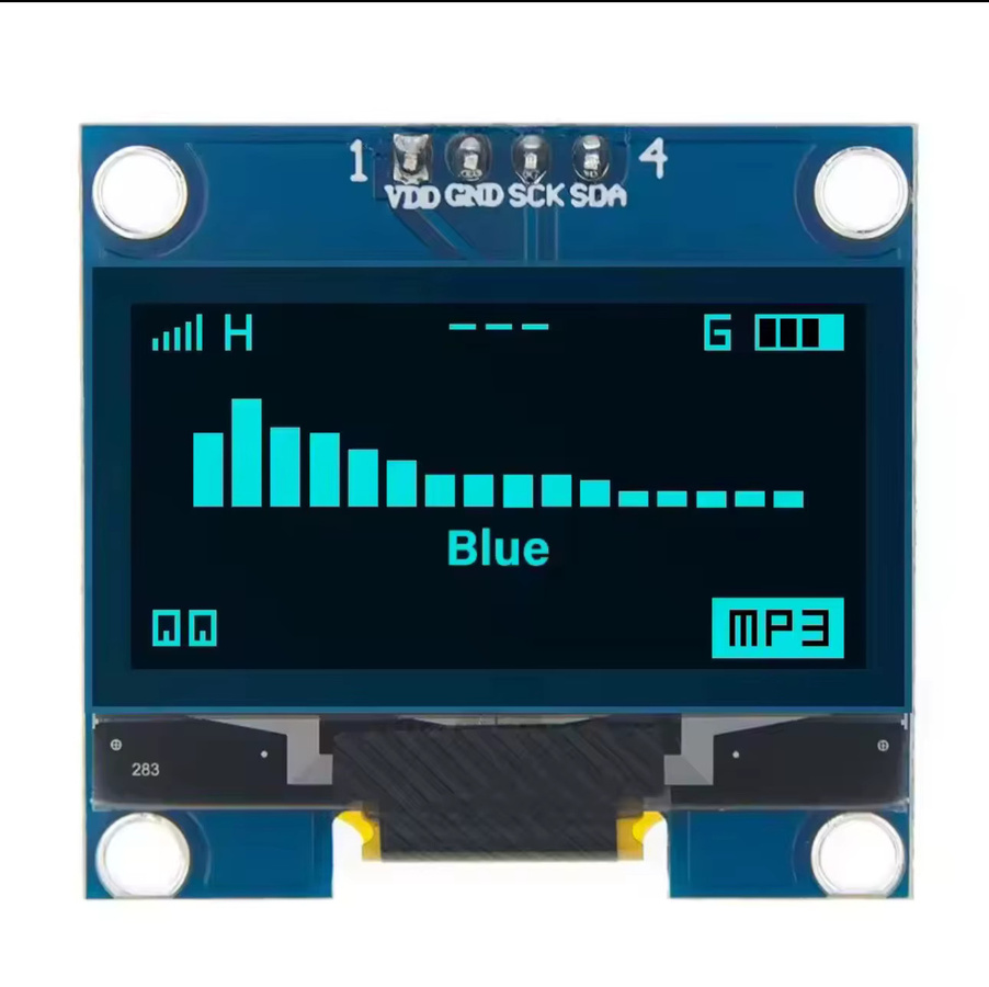 TENSTAR ROBOT 1,3 Zoll OLED Display Modul SH1106 128x64 I2C IIC in Weiß und Blau - Bild 2