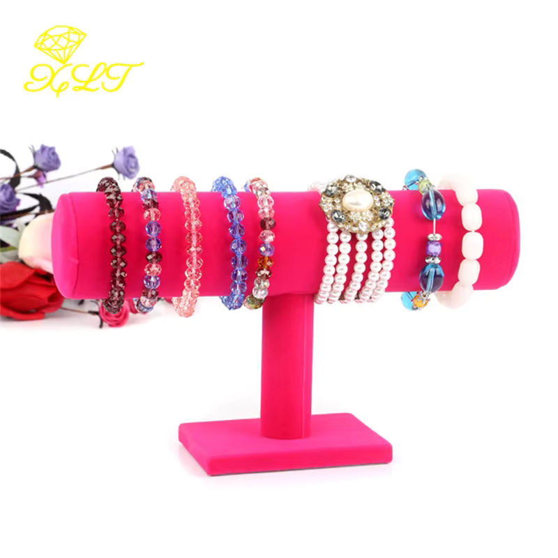 Schmuckständer T-Bar von luckyiasv für Armband, Kette und Uhr in Grau mit geometrischem Design für den Tisch - Bild 2