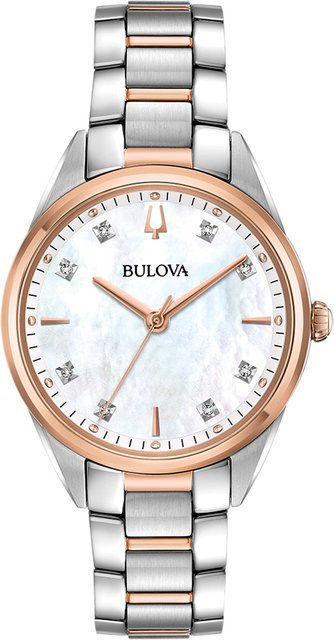 Bulova Armbanduhr Edelstahl, Quarz, 34 mm, Damen - Bild 1