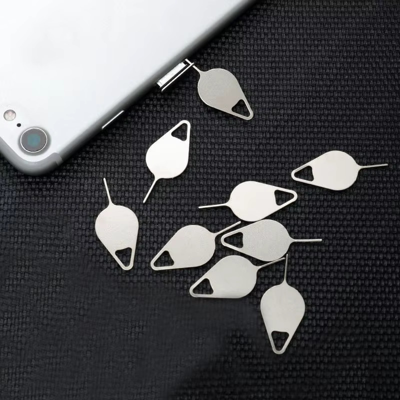 100 Stück SIM-Karten-Auswurfnadel aus Edelstahl in Silber zum Öffnen des SIM-Karten-Trays - Bild 2