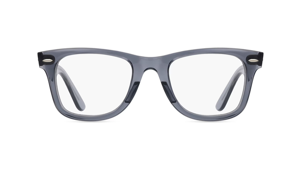 Ray-Ban RX4340V Korrektionsbrille, Vollrand, Quadratisch, Kunststoff, Unisex, Grau, Transparent - Bild 1