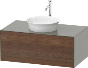 Duravit Waschtischunterschrank White Tulip in Weiß, Wandmontage, Breite: 100 cm, Tiefe: 55 cm - Bild 1