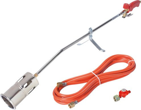 Rothenberger Industrial Gasbrenner in Rot und Silber mit maximal 1060 °C aus Aluminium und Kunststoff - Bild 1