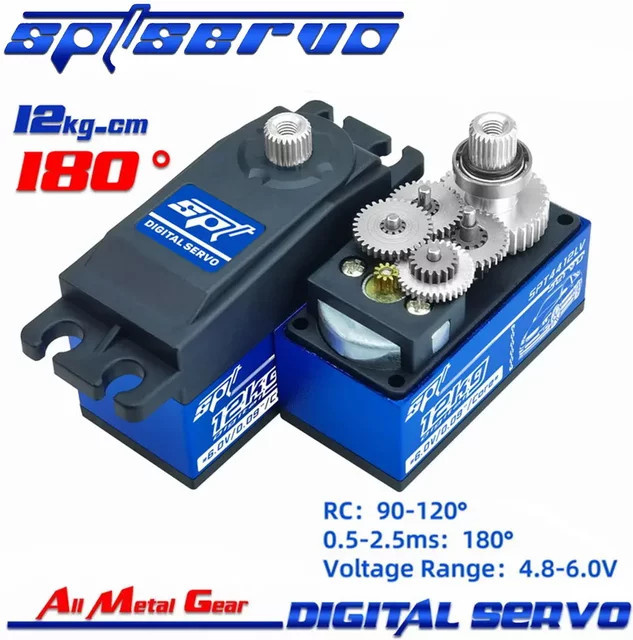 SPT Servo SPT4412LV, Digitaler Servo, mit Vollmetallgetriebe, Zubehör - Bild 1