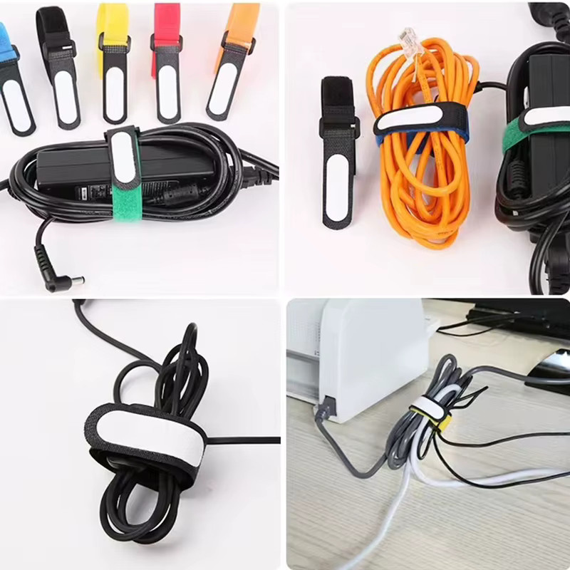 DOLANBIA Kabelbinder Set aus Kunststoff, 5 Stück beschreibbare Kabel Organizer in Mehrfarben, Maße: 2 x 18 cm - Bild 5