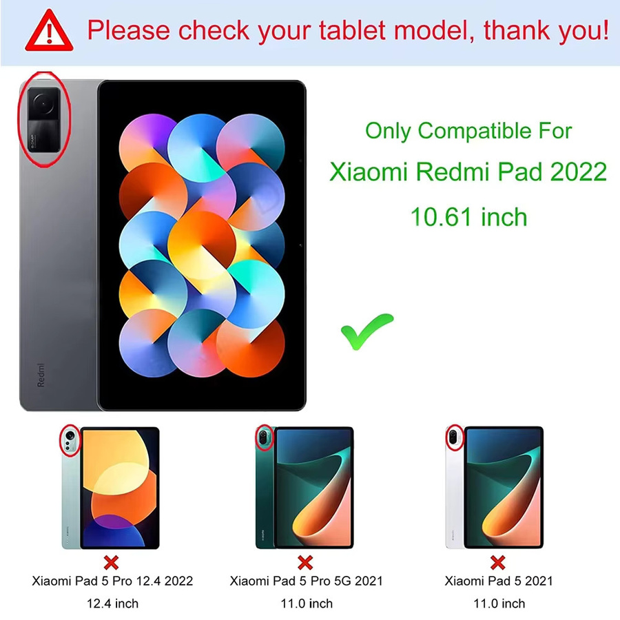 Gehärtete Glas Displayschutzfolie für Xiaomi Redmi Pad 10,61 Zoll 2022, transparent, Anti-Fingerprint und Anti-Scratch - Bild 2