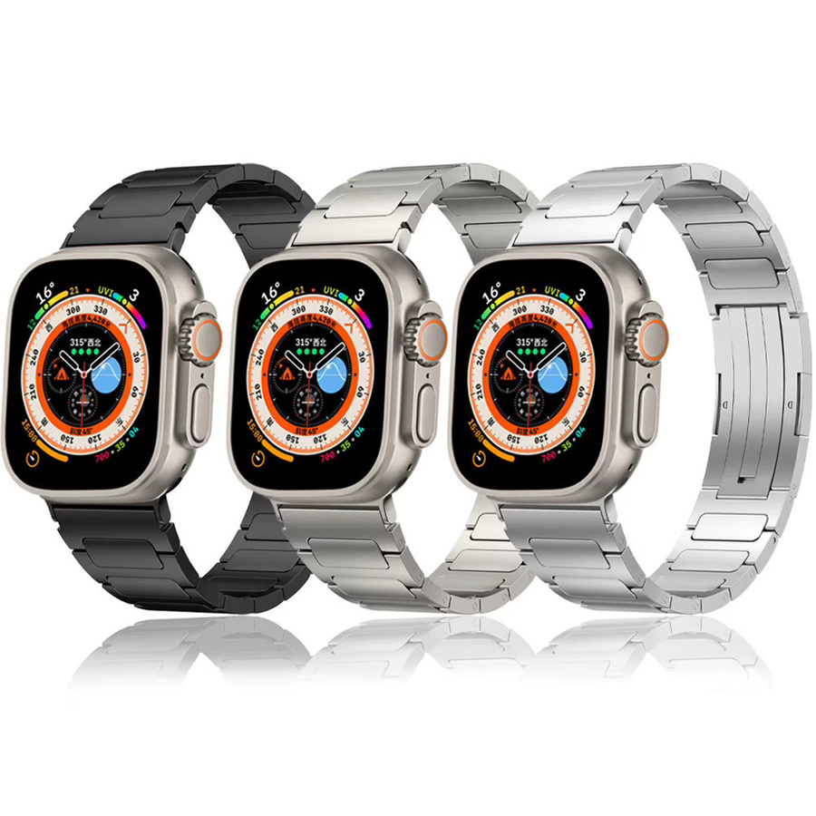 Armband Titanlegierung, Silber, Unisex, für Apple Watch - Bild 3