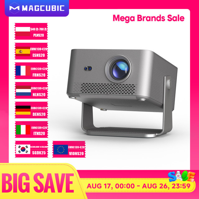 Magcubic HY450GTV Heimkino-Projektor mit Google TV, 4K UHD, 1100 ANSI, Autofokus und HDR10 - Bild 1