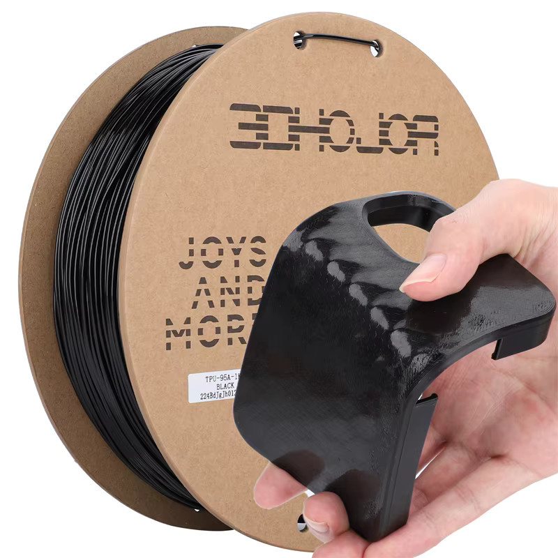 3DHOJOR TPU 95A Filament Transparent, 1,75 mm, 1 kg, flexibles FDM 3D-Druckmaterial - Bild 2