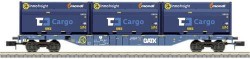 MiniTrix Containertragwagen der GATX, 1:160 (Spur N), Blau - Bild 1