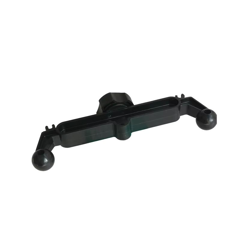 TEEQ Universeller 17-mm-Kugelkopf-Autotelefonhalter mit verlängertem Adapter zur Befestigung von 2 Mobiltelefonen in Schwarz - Bild 3