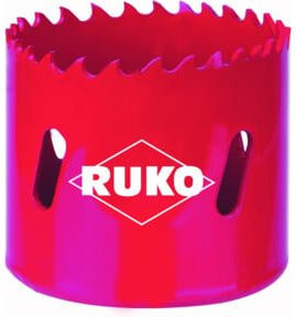 RUKO Lochsäge aus HSS-Bimetall mit variabler Zahnung in Rot, Durchmesser: 27 mm - Bild 1