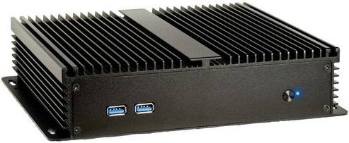 Inter-Tech IP-40 Mini-Tower PC-Gehäuse in Schwarz mit Mini-ITX-Unterstützung und USB-A-Anschlüssen - Bild 1