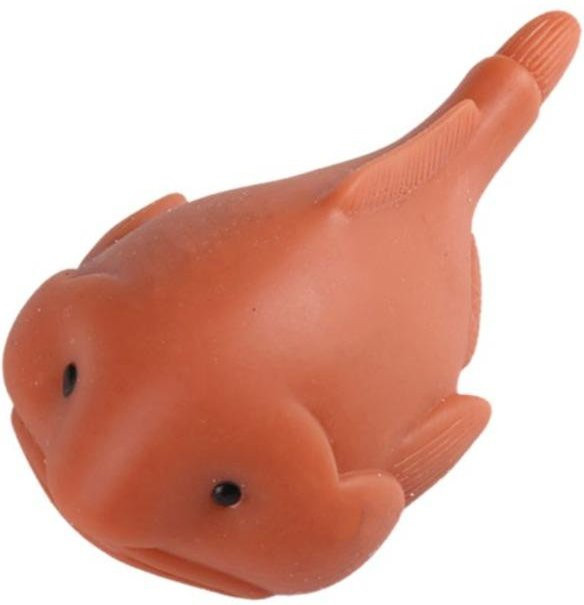 BC Pet Supplies Skorpionfisch Stressball, braun, quetschbar, dehnbar - Bild 1
