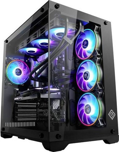 CSL Computer Gaming PC M10680 Desktop PC in Schwarz mit Intel Core i7 14700KF, 32GB RAM, 2000GB SSD und Nvidia GeForce RTX 4070 12GB GDDR6X - Bild 1
