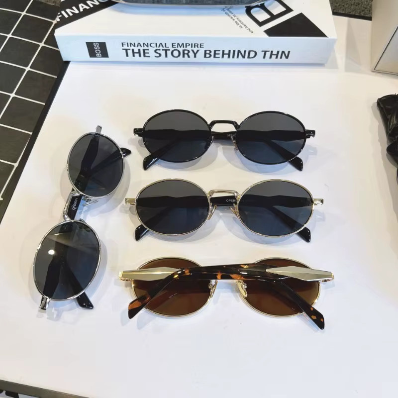 ZUIDID Sonnenbrille Damen, oval, Vollrand, Metall - Bild 2