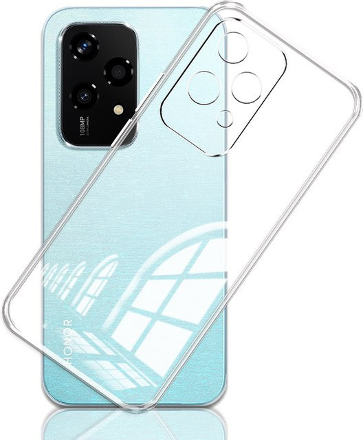 Silikon Schutzhülle für Honor 200 Lite und Honor 200 Lite 5G in Transparent - Bild 1