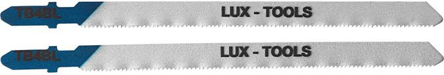 LUX-TOOLS Stichsägeblatt TV4BL Bimetal T-Schaft, 110 mm, 2 Stück, Silber - Bild 1
