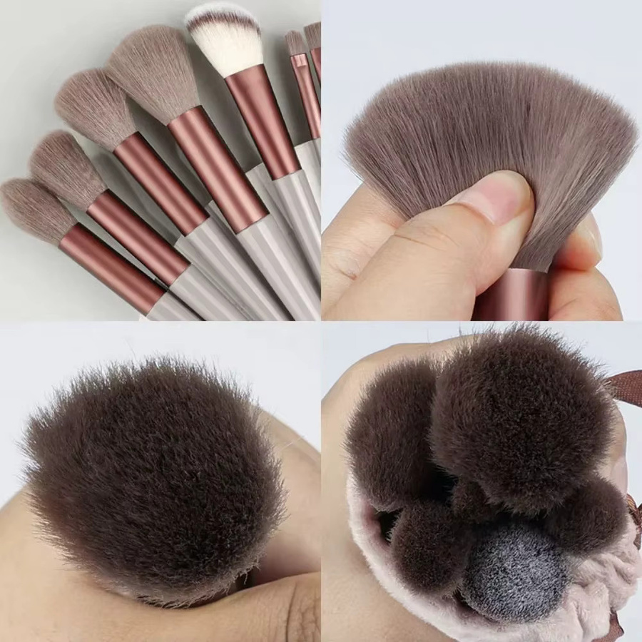 Cxbfg Make-up-Pinsel- und Silikon-Reinigungsschalen-Set, 14-teilig - Bild 1