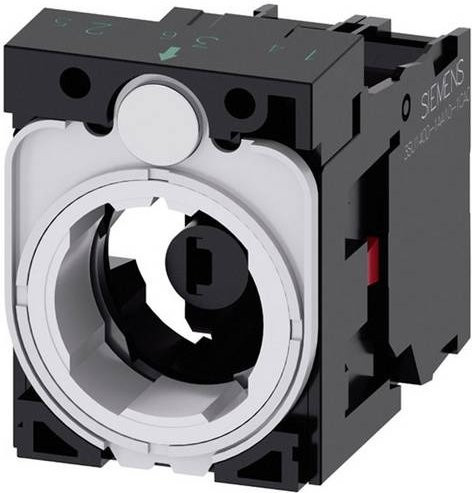 Siemens 3SU1501-1AG50-1CA0 Kontaktelement mit LED-Element und Adapter, 1 Öffner, Blau, 24V DC/AC - Bild 1