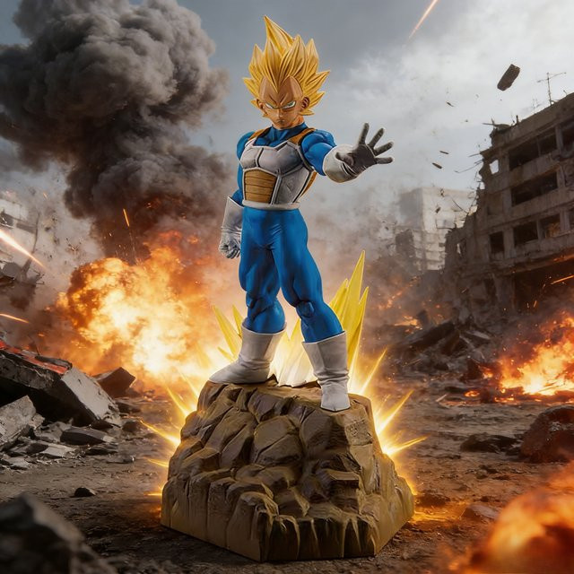 Bandai Dragon Ball Z Vegeta Absolute Perfection APF Actionfigur, 23cm - Bild 1