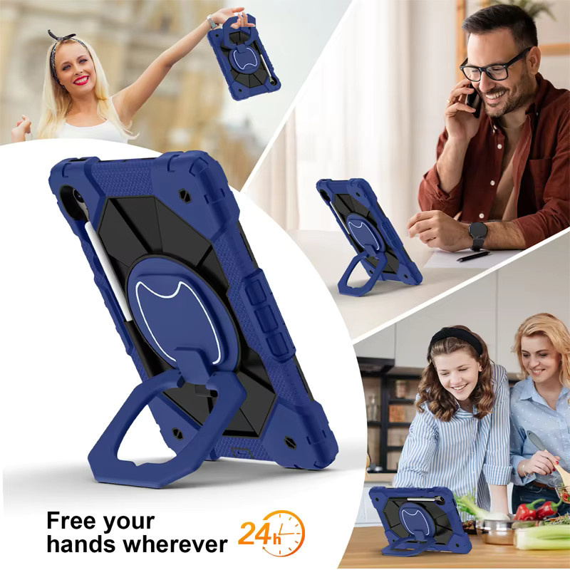 Samsung Galaxy Tab S10 Lite FE Schutzhülle Heavy Duty Tablet Case in Blau, Grün oder Lila - Bild 5