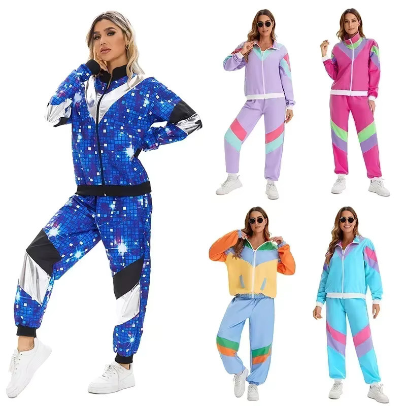 cosfans Kostüm 80er 90er Anzug, Zubehör, Unisex - Bild 2