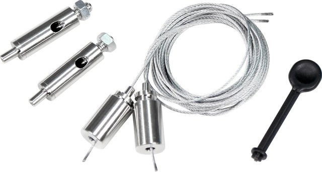 Aquatlantis Stahlseilsystem für EasyLED Universal aus Edelstahl in Silber - Bild 1
