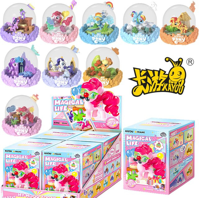 KAYOU My Little Pony Nightmare Moon Pinkie Pie Rarity Fluttershy, Mini-Szenen-Puppe, Actionfigur, Einzelfigur - Bild 1