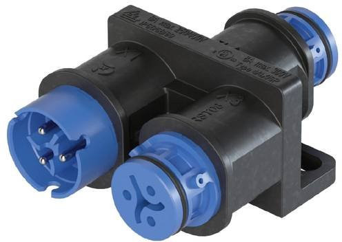 Wieland Electric Verteiler 4L.030.1143.9 in Blau und Schwarz - Bild 1