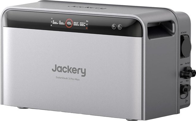 Jackery SolarVault 3 Pro Max Balkonkraftwerk mit 2500 W, 4 MPPT und 4000 W PV-Eingang, erweiterbar bis 15 kWh mit Notstromversorgung - Bild 1