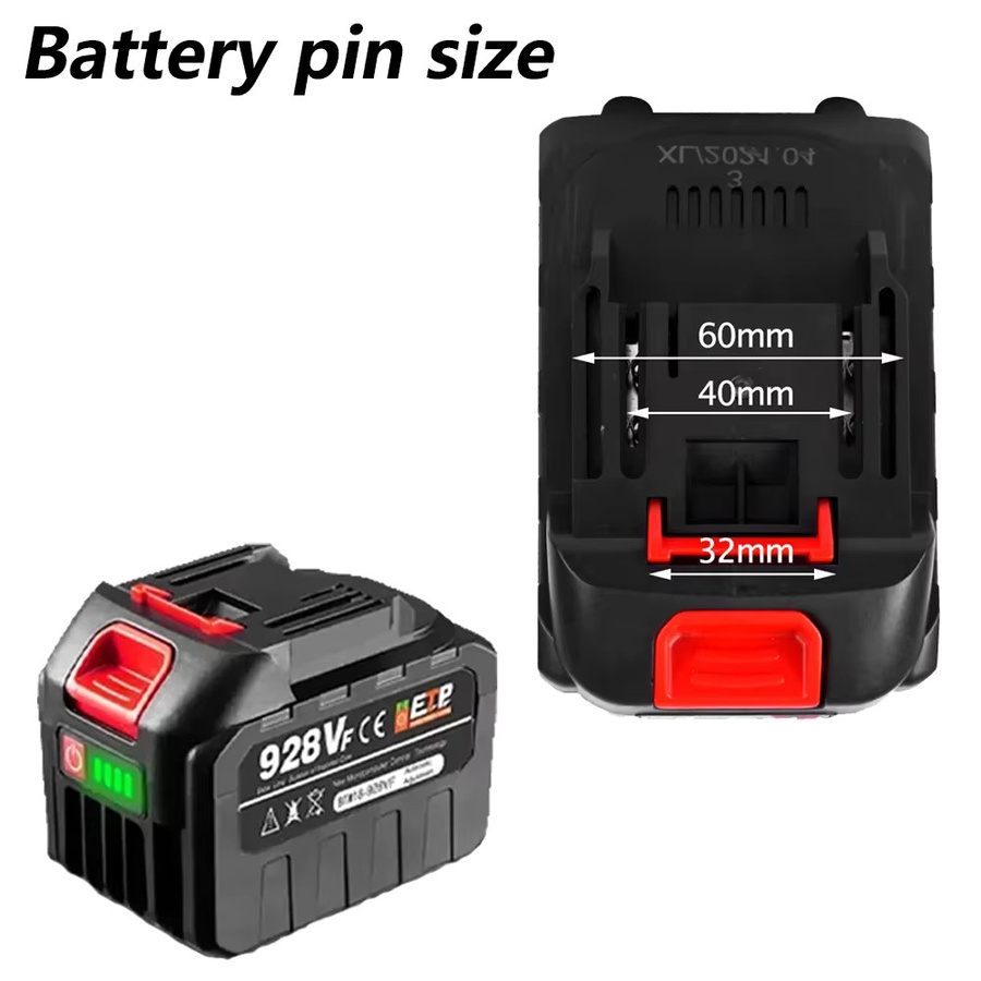 Makita 928VF Akku 18V 21V 22500mAh wiederaufladbarer Lithium-Ionen-Akku mit LED-Leistungsanzeige für Elektrowerkzeuge - Bild 4