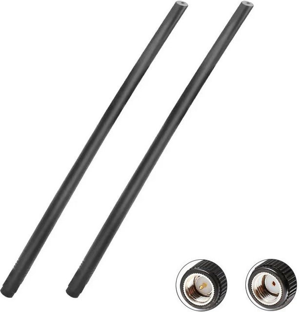 NOWEPOCH Dual Band WiFi Antenne 2,4G 5,8G mit SMA Stecker, 12dBi High Gain Omni Antenne in Schwarz für Wireless Router und Netzwerkkarten - Bild 1