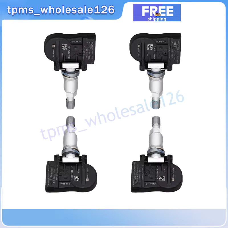 GANGLE TPMS Reifendruckkontrollsensor 315MHz Set mit 4 Stück in Schwarz für Hyundai Akzent Elantra Santa Fe Sonata sowie Kia Forte Optima M500 - Bild 2