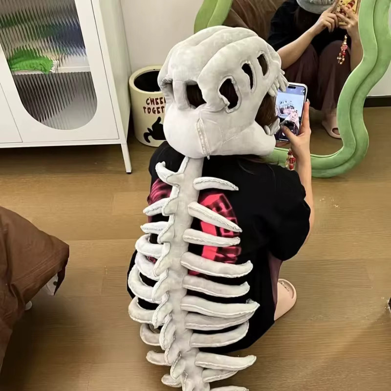 DUODUOBAO Dinosaurier-Skelett Plüschpuppe, Stofftier, Dinosaurier - Bild 2