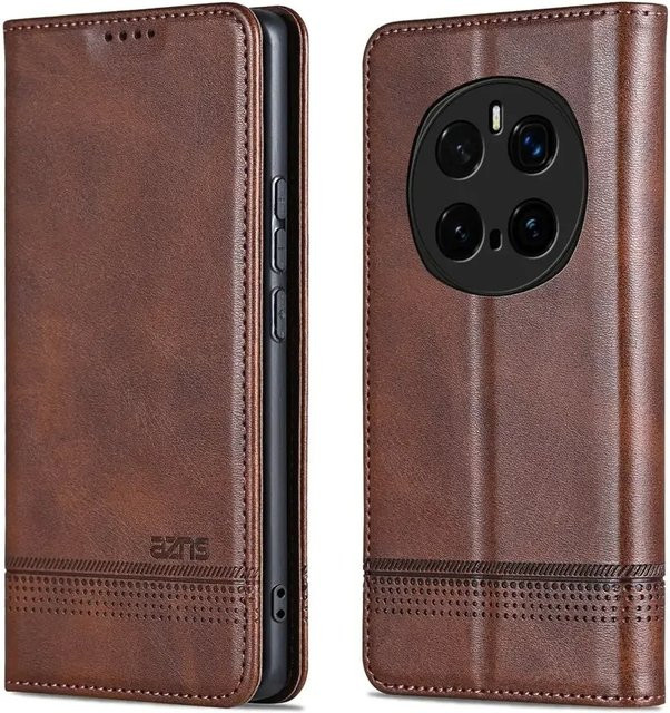 Business-Schutzhülle für Honor Magic 8, 7 Pro Lite, X9D, X9C Smart und X7D in Rot und Braun - Bild 1