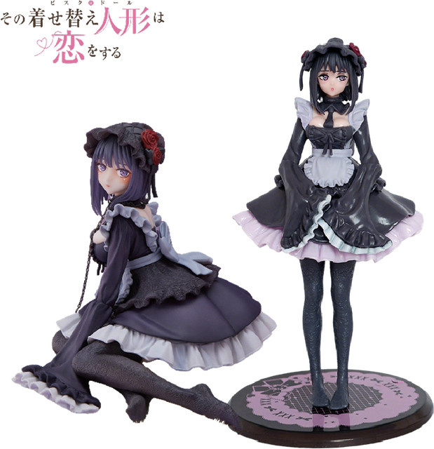 Bandai My Dress Up Darling Marin Kitakawa Schwarzes Dienstmädchen-Outfit, Anime-Figur, 14cm - Bild 1
