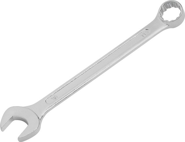 LUX-TOOLS Kombinationsschlüssel aus Stahl in Silber, 19 mm - Bild 1