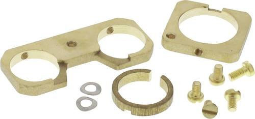 Wiska Erdungs-KIT 407/2EC2+1EC1 Erdungseinsatz aus Messing in Gold - Bild 1