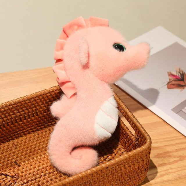 Yiran toy Meeres-Tier Plüschtier, Seelöwe Robbe Seepferdchen, Rosa / Pink - Bild 1