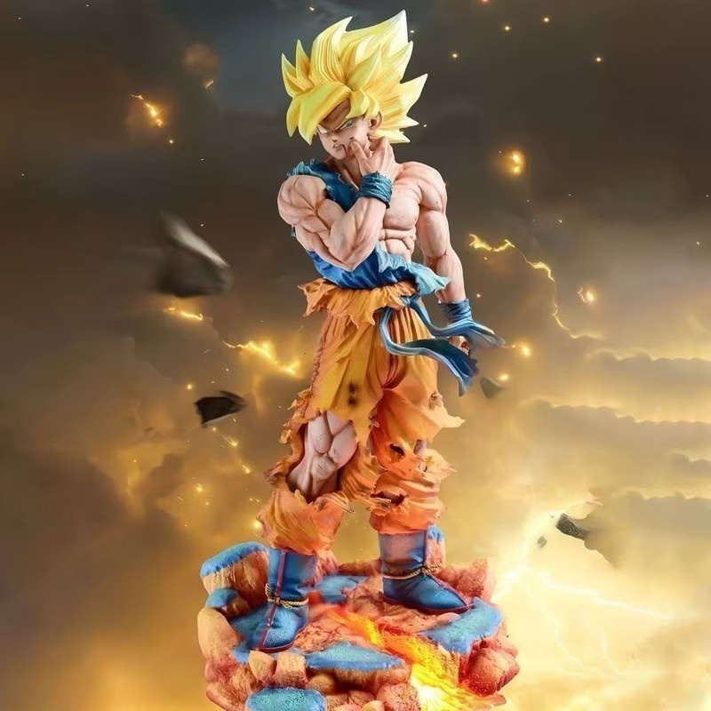 Bandai Dragon Ball Super Saiyan Goku Actionfigur, 38cm, PVC - Bild 2