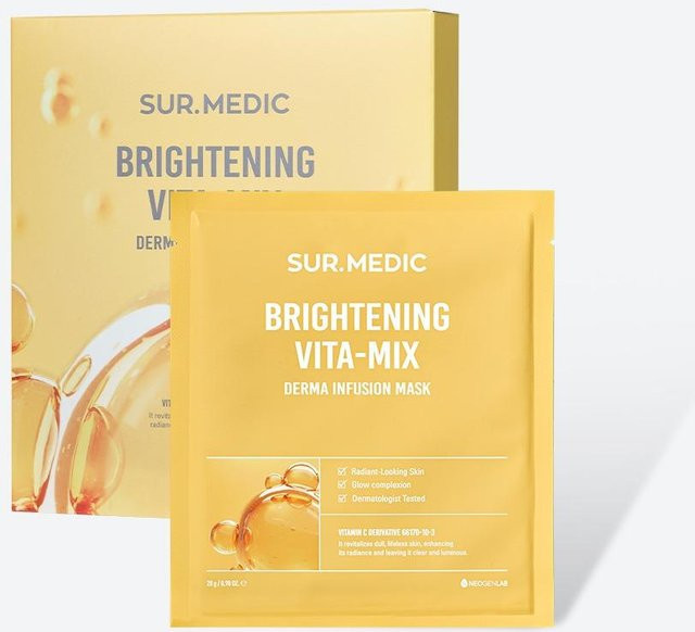 NEOGEN Sur.Medic+ Derma Infusion Mask Aufhellend Vita-Mix, 10 Blatt - Bild 1