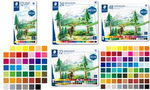STAEDTLER Design Journey Buntstifte im Metalletui, 48 Farben, Sechskantstift mit 2,9 mm weicher Mine, Multicolour - Bild 1