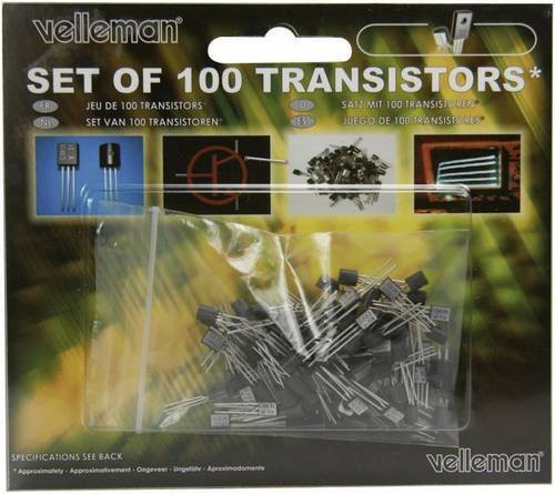Whadda Transistor-Set K/TRANS1 in Schwarz - Bild 1