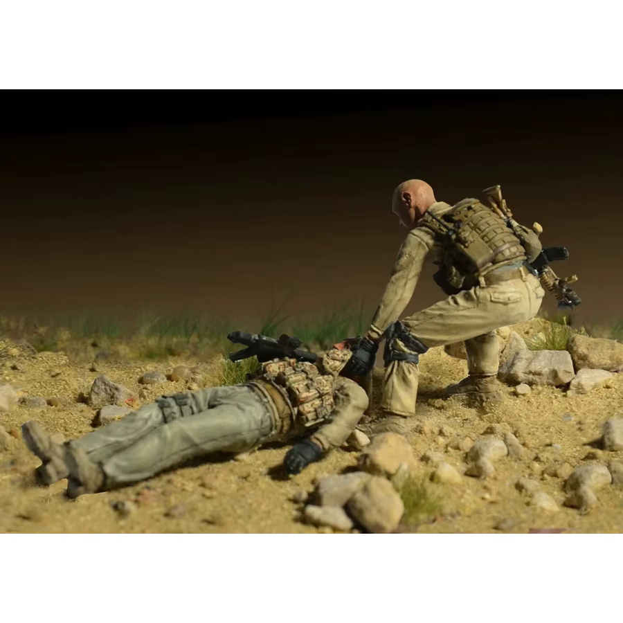 GK US-Militär-Spezialeinheiten, Resin-Soldatenmodell, Bausatz, 1/35 - Bild 2