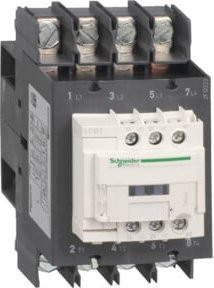 Schneider Electric Leistungsschütz LC1DT60AP7, 4P, 60A, 230V 50/60Hz, Grau - Bild 1