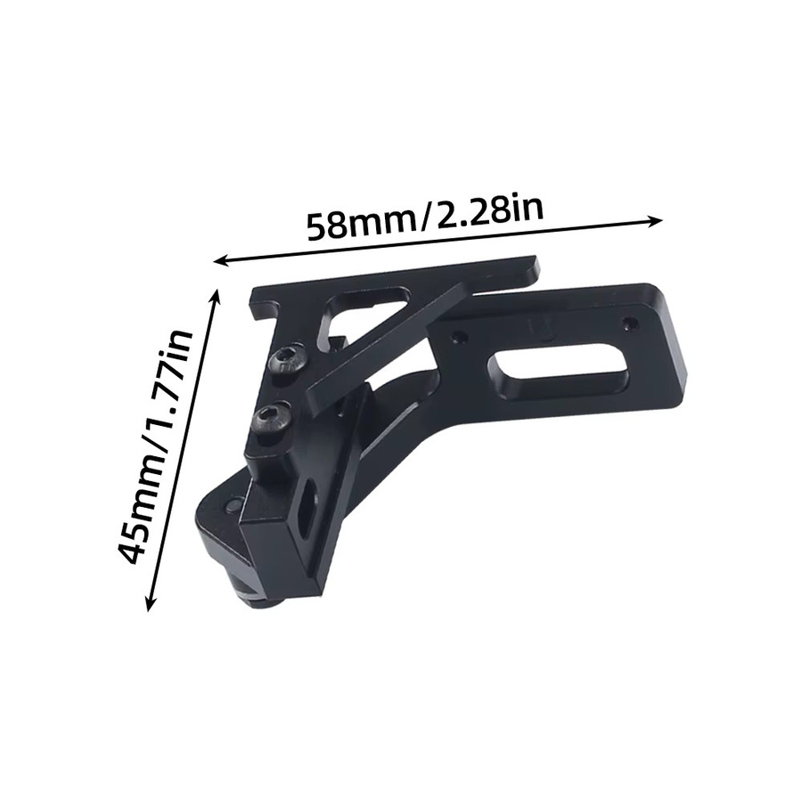 Bambu Lab CNC Metall Türscharnier Upgrade-Kit für P1S und X1 3D-Drucker in Schwarz - Bild 5